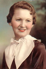 Gladys Hedrick - Senior picture, 1936